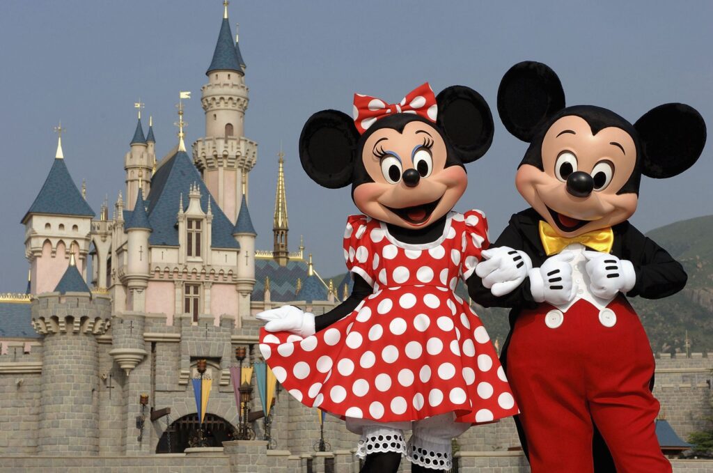 Minnie y Mickey Mouse